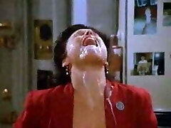 Promiscuous Whore Elaine Benes Facehole-Foaming With Dirty Cum!
