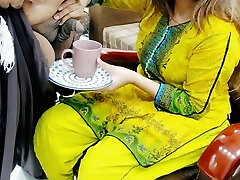 Desi Office Madam Drinking Sperm With Coffee Of Office Fellow With Hindi Audio