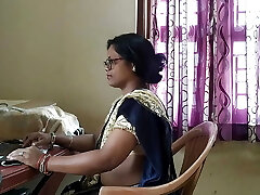 IT Engineer Trishala fucked with accomplice on hot Silk Saree after a lengthy time