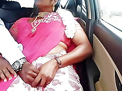 Full Video Telugu Dirty Talks, sexy saree indian telugu aunty lovemaking with auto driver, car sex