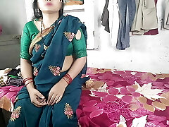 Brother-in-law made Bhabhi suck his schlong in a closed room and then smashed her, (clear Hindi voice)