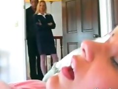 Babysitter caught masturbating