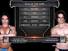 brandi mae contre rick fantana bêta salope battue brandi mae contre rick fantana bêta salope battue