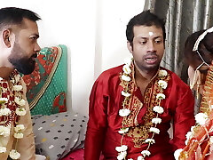 mari et devar baisent une femme nouvellement mariée, trio hardcore