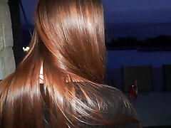 sperme dans la chatte! fille sexy sucé et a donné dans sa chatte serrée serviteur