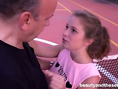 Playful teen Bunny Babe gets drilled by horny old man Playful teen Bunny Babe gets drilled by horny old man