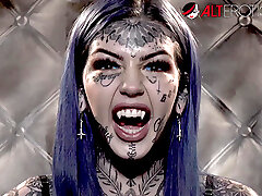 HO HUNTERS - Inked ghost Amber Luke wants to fuck 