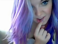 Pink Hair vs Dildo (Cam Action)