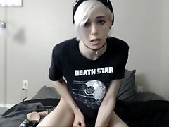 Bony emo femboy solo