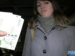 PublicAgent: Lyda has fuckfest in my car for cash to buy clothes