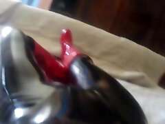 masturbation in latex masturbation in latex