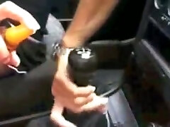 My insane and wild girlfriend rides a gear stick in my car