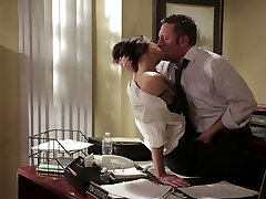 Fat boss enjoys licking shaved puffy pussy of his steamy assistant Fat boss enjoys licking shaved puffy pussy of his steamy assistant