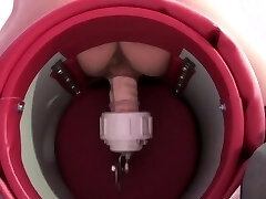 Marie Madison Puts Cockring on Boning Machine and Blows A Load Her Head Off