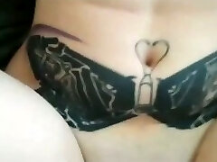 Chubby tattooed woman with big rack was nailed mish and doggy rock hard