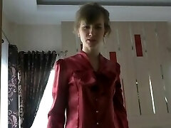 Son was spying on his mother then he humped her and cum on mothers legs