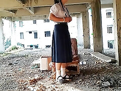 FN034 I'm back in my high college uniform FN034 I'm back in my high college uniform