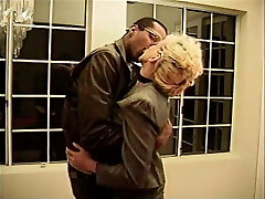 Blonde gets an multiracial fuck on pool table