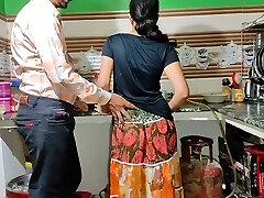 Indian Maid Fucked By Owner, Desi Maid Porked In The Kitchen , Clear Hindi Audio Fucky-fucky