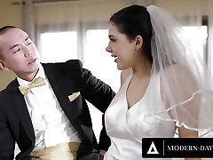 MODERN-DAY SINS - Groomsman ASSFUCKS Italian Bride Valentina Nappi On Wedding Day + REMOTE Arse Butt-plug