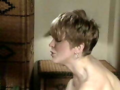 Switch to strap dildo short haired blonde Switch to strap dildo short haired blonde