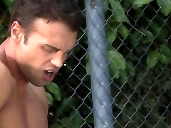 Latina milf slut Monique Fuentes fucks on a tennis loan in a three-way