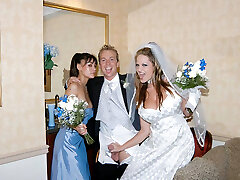 These brides are horny and they love to uncover their personal parts These brides are horny and they love to uncover their personal parts