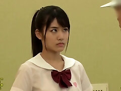 Asian Schoolgirl Gets Fucked In Rest Room, On The Bed And R