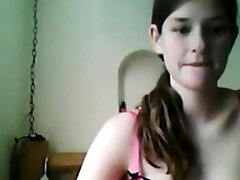 Minuscule Adolescent sur webcam