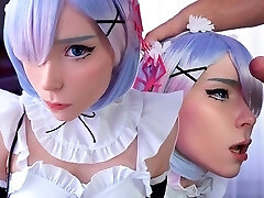 Kawaii Maid Gives Deepthroat Blowage to Boss With Oral Cumshot