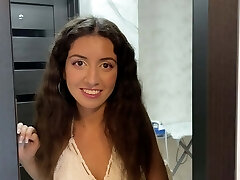 Girl Next Door bankrupt into my house, took off her panties and...