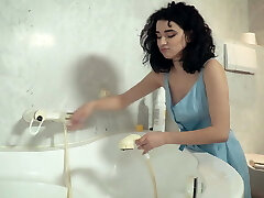 Old grandpa fucks innocent teen in bathroom and spunks in her Old grandpa fucks innocent teen in bathroom and spunks in her