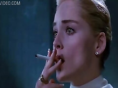 Celebrity Sharon Stone flashing her pussy Celebrity Sharon Stone flashing her pussy