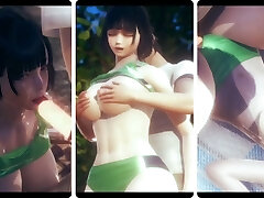 Hentai 3D - The yam-sized boobs girl in sportswear