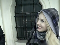 Yam-sized breasted Czech auburn cowgirl Angel Wicky gets fucked missionary