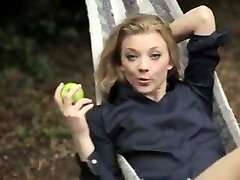 Natalie Dormer laying in a hammock