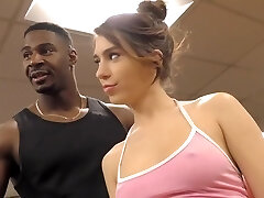 Pumped ebony Fucks in the ring young and super-naughty lover