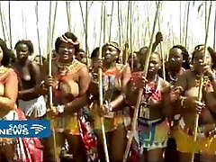 Just normal African news with hundreds of topless titties
