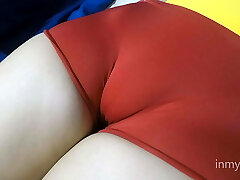 I lay down in cock-squeezing shorts and a swimsuit for my br watch.