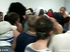 BUSTY Chick AT CZECH GANG BANG PARTY
