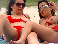 Vanessa Luna & Tatiana Taunt Beach Watchers
