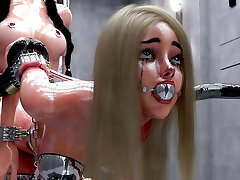 Slave Training in Metal Bondage