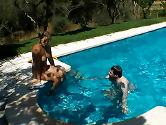 2 Cum Shot Times in the Motel Pool