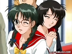 Cute anime coed rubs her hard nipples and gets pulverized Cute anime coed rubs her hard nipples and gets pulverized