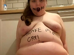 Fat pig Lexi’s pussy pump humiliation