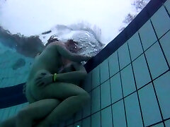 Girls in real swimming pools tear up and masturbate