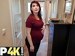 DEBT4k. Bank agent gives prego MILF delay in exchange for prompt sex DEBT4k. Bank agent gives prego MILF delay in exchange for prompt sex