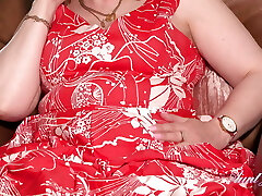 AuntJudys - 53yo Mature Amateur Plumper Redhead Fiona has Phone Bang-out in Stockings & Garters