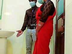 Boss had sex inside the office bathroom with Hot Milf Boss had sex inside the office bathroom with Hot Milf