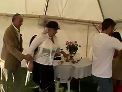 Hardcore group sex with Plus-size models Kirsten Halborg and Romana Ryder